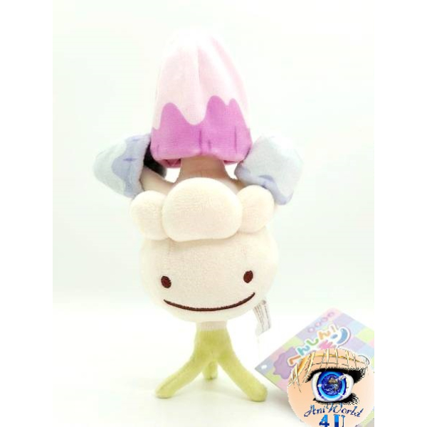 Officiële Pokemon center knuffel Ditto transform Morelull +/- 20cm